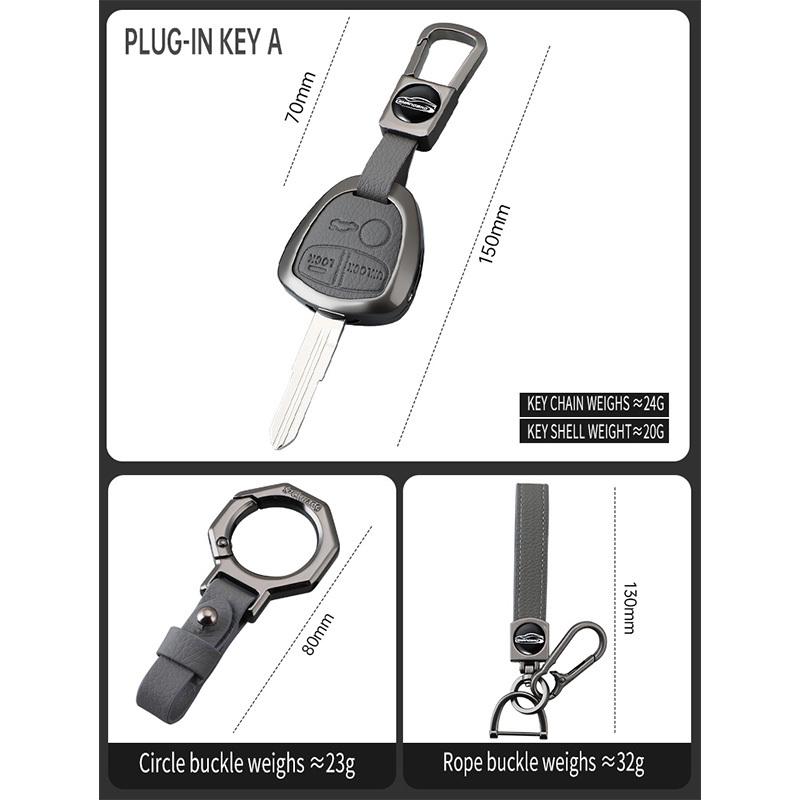 Zinc Alloy Car Key Case Cover Fob for Mitsubishi Evolution Lancer EX Grandis Outlander Triton Pajero ASX Protector Shell