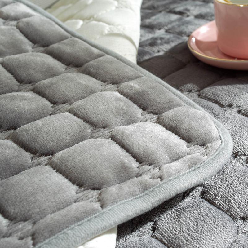 Solid Color Non-slip Sofa Cover Thicken Soft Plush Sofa Cushion Towel for Living Room Furniture Decor Slipcovers Couch Covers