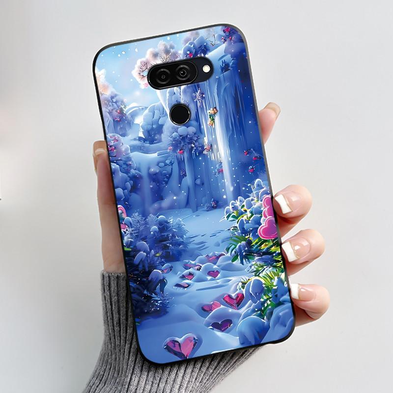 Casing For LG K40S K50S Soft Case LM-X430 LM-X540 Aesthetic Fashion Cute Cat Cartoon Phone Back Cover Shockproof Silicone Bumper