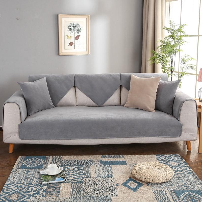 Универсальная водонепроницаемая и устойчивая к мочеиспусканию диванная подушка Four Seasons, простая тканевая нескользящая кожаная подушка с полным покрытием