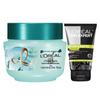 Набор L'Oreal Men's Oil Control Очищающее средство с углем и Маска для волос с гиалуроновой кислотой