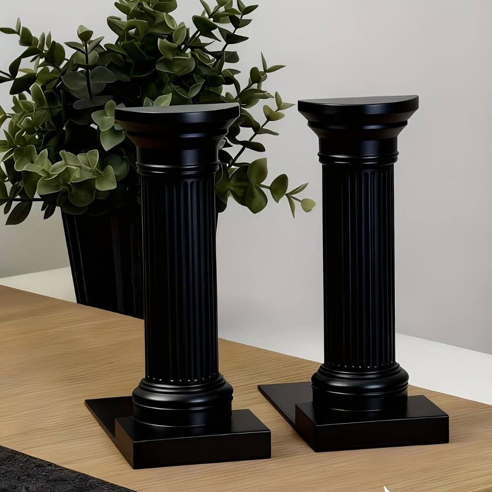 1 Pair Artistic Architecture Style Bookend 3D Printing Book Holder Bookshelf Desktop Organization