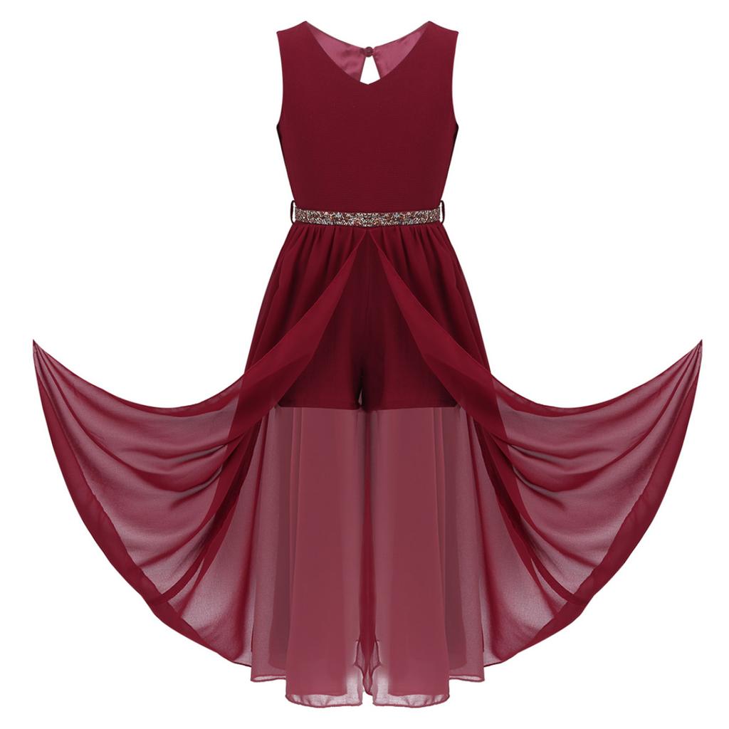 Детское платье с цветочным узором для девочек, пышное платье принцессы для свадьбы, дня рождения, выпускного вечера, бальное платье макси, торжественное вечернее платье