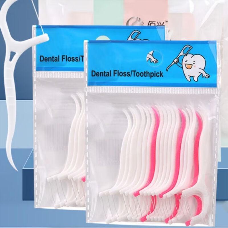 JingJingRS Disposable Dental Floss Picks