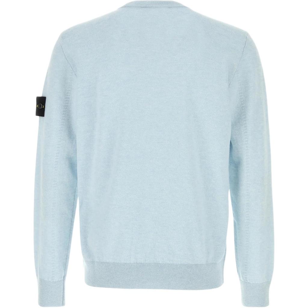 STONE ISLAND Однотонный свитер с круглым вырезом и длинным рукавом для мужчин свитер L1S155100010S00B4-V0041