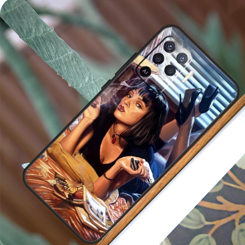 Чехол Mia Pulp Fiction для OPPO A17 A16 A15 A79 A58 A78 A98 A74 A94 A77 A5 A9 A96 A76 A52 A72 A53S A54S A57S