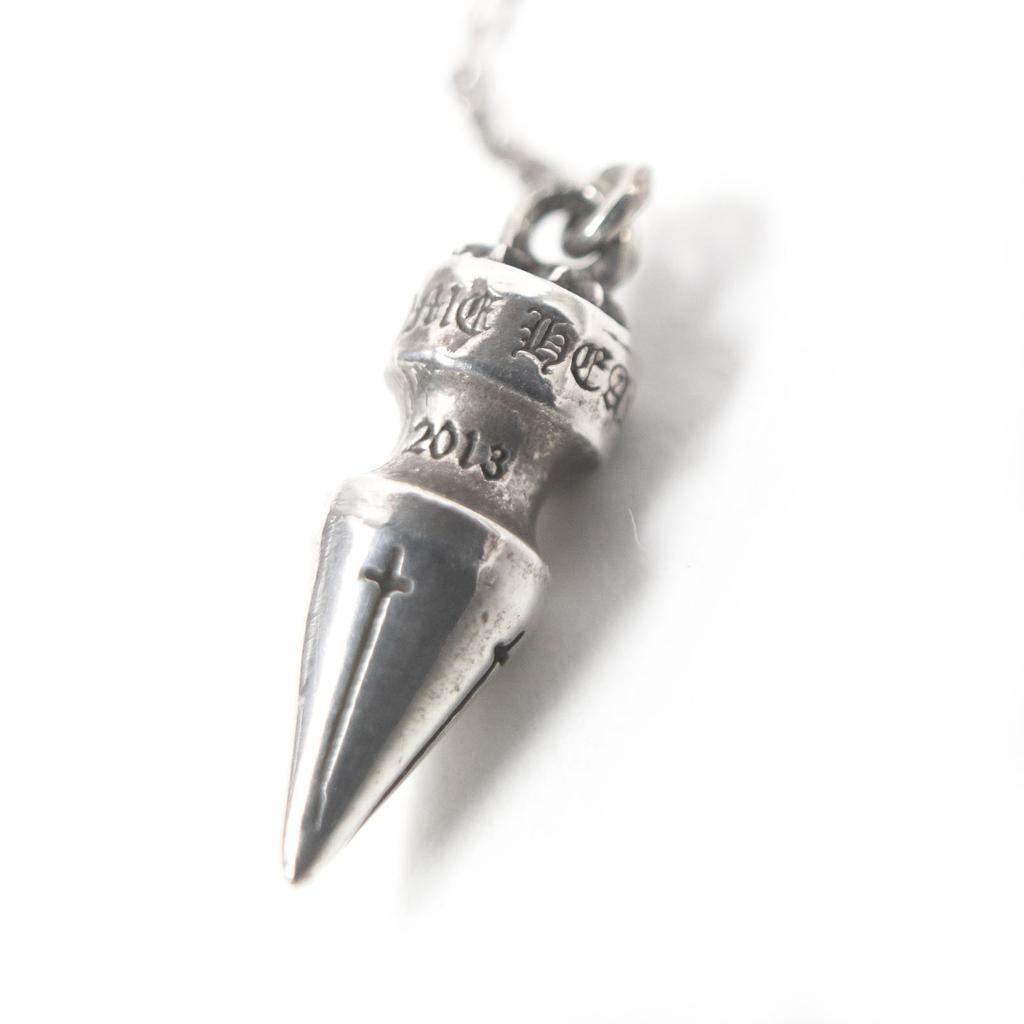 Great CHROME HEARTS Pierce Star Spike Chain Single Ear Silver SV925 mens Used