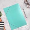 12pcs with Elastic Closure Office Project Binder A4 Drawstring Document Pouch  Office