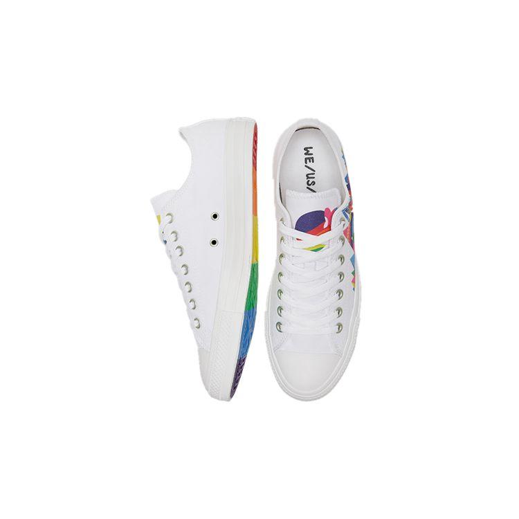 Converse Кроссовки унисекс Chuck Taylor All Star Low Pride белые мульти 170823C