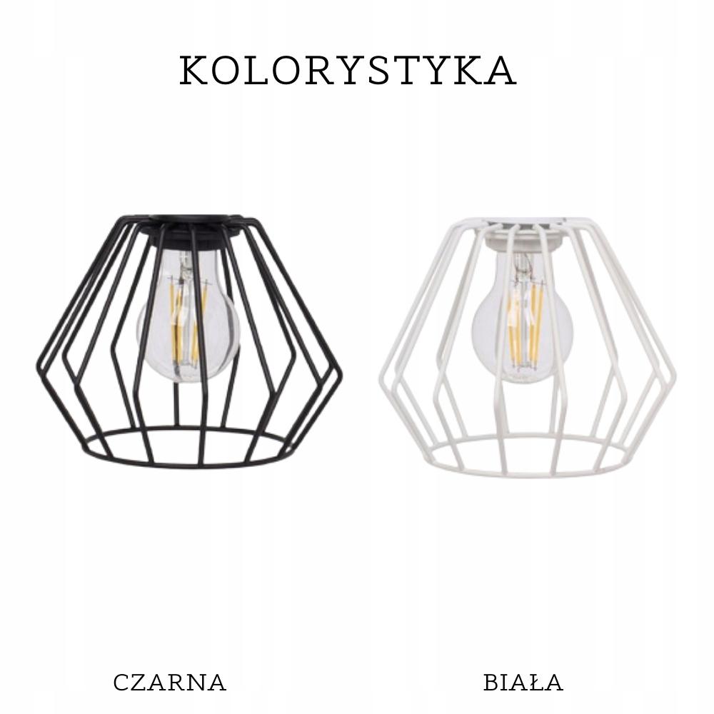 Kinkiet lampa ścienna loftowa nowoczesna edison led diament e27 polska