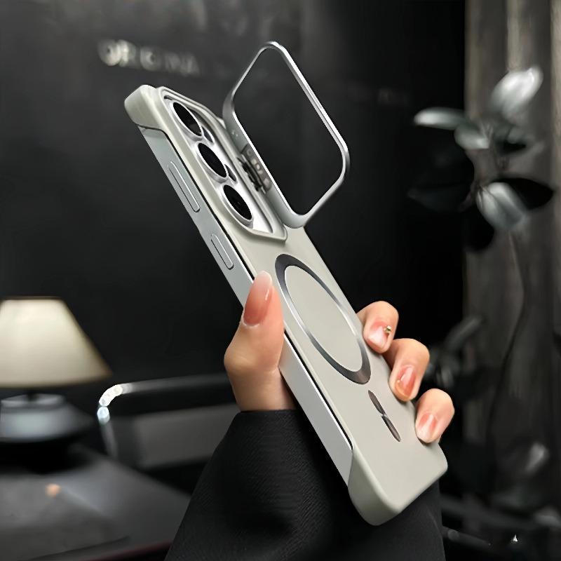 Матовый корпус с креплением для линзы, магнитный чехол для Samsung Galaxy S26 S2 S24 Ultra Plus S2 FE Для безрамочной охлаждающей крышки