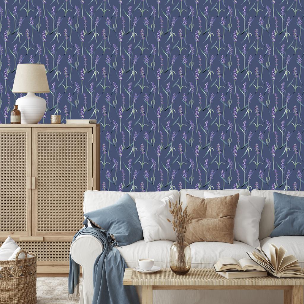 Lavender Flowers Wallpaper for Living Room and Bedroom 50x1000