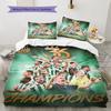Ferencvaros Soul Bedding Quilt Set Quilt Cover Pillowcase Home Decoration Birthday Gift (1 * duvet cover + 2 * pillowcase, without core)