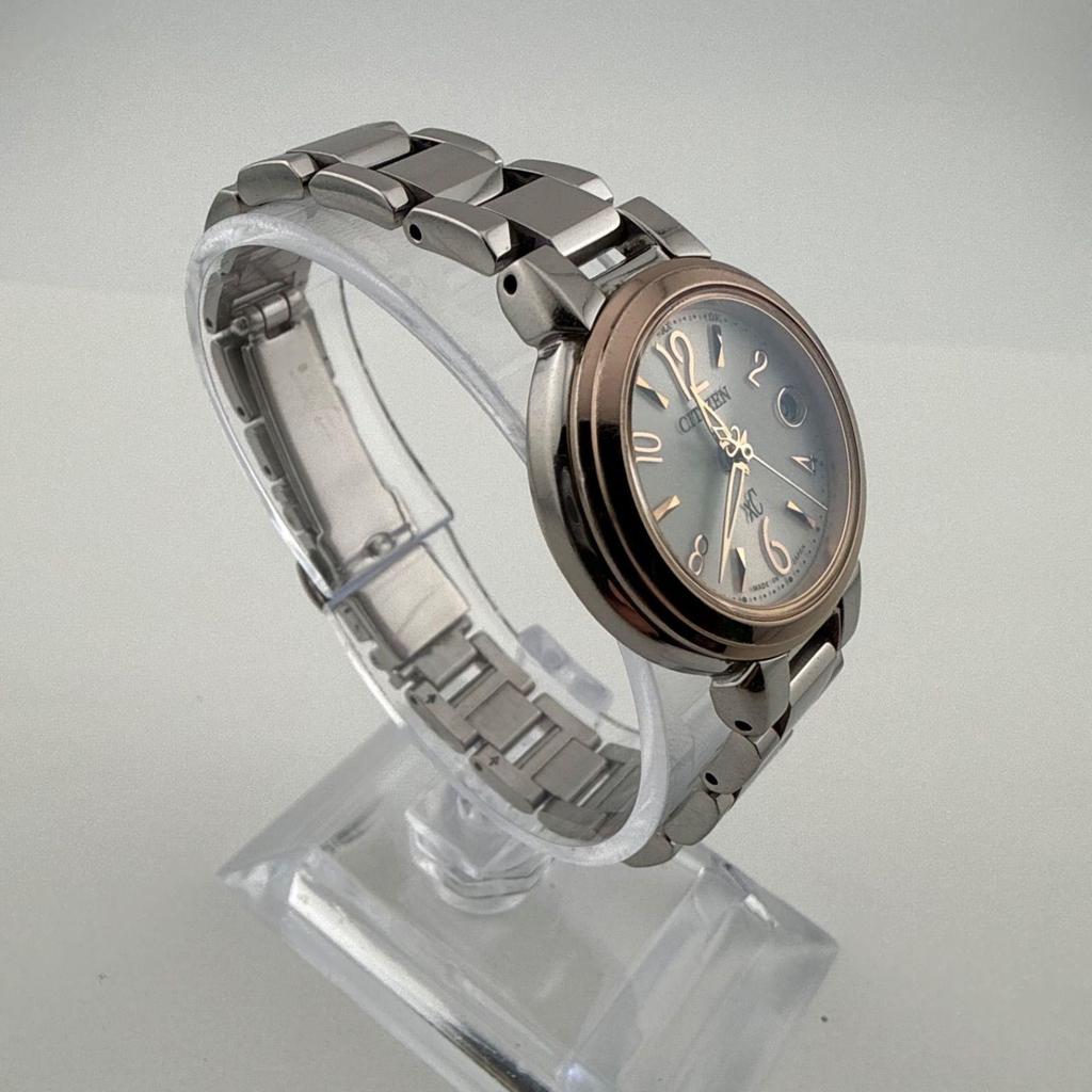 Б/У ЧАСЫ CITIZEN Citizen XC Cross Sea H058-T017487 Женские Радио-Солнечные Рабочий Продукт [S48]