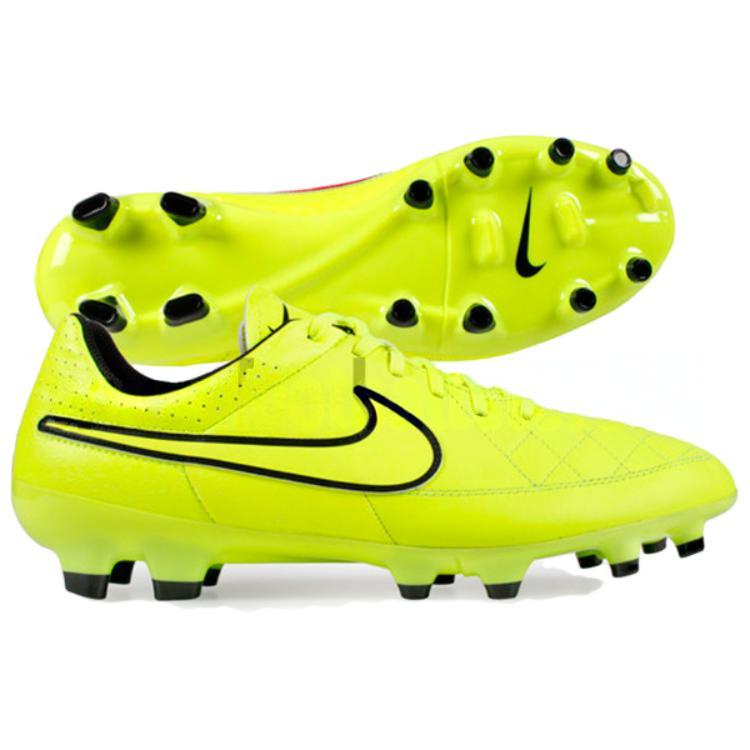 Nike Комфортный искусственный газон AG (Резиновые короткие шипы) Амортизирующие Нескользящие Износостойкие Футбольные Бутсы Мужские Футбольные Бутсы Желтые 631285-770