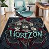 Bring Me the Horizon Pattern Rug, Indoor/Outdoor Mat, for Picnic, Gameroom, Bedroom, Office, Living Room, Home Decor Carpet, Birthday Gift