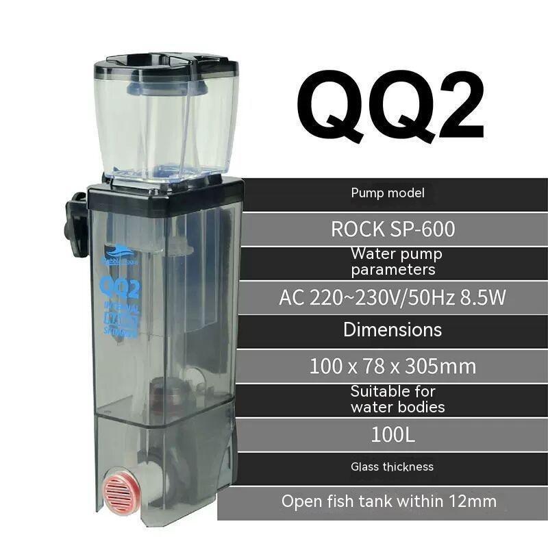 Мини Нано Протеиновый Скиммер Бытовой Рифовый Аквариум Коралл Маленький Встроенный Навесной Бесшумный Фильтр Протеиновый Сепаратор