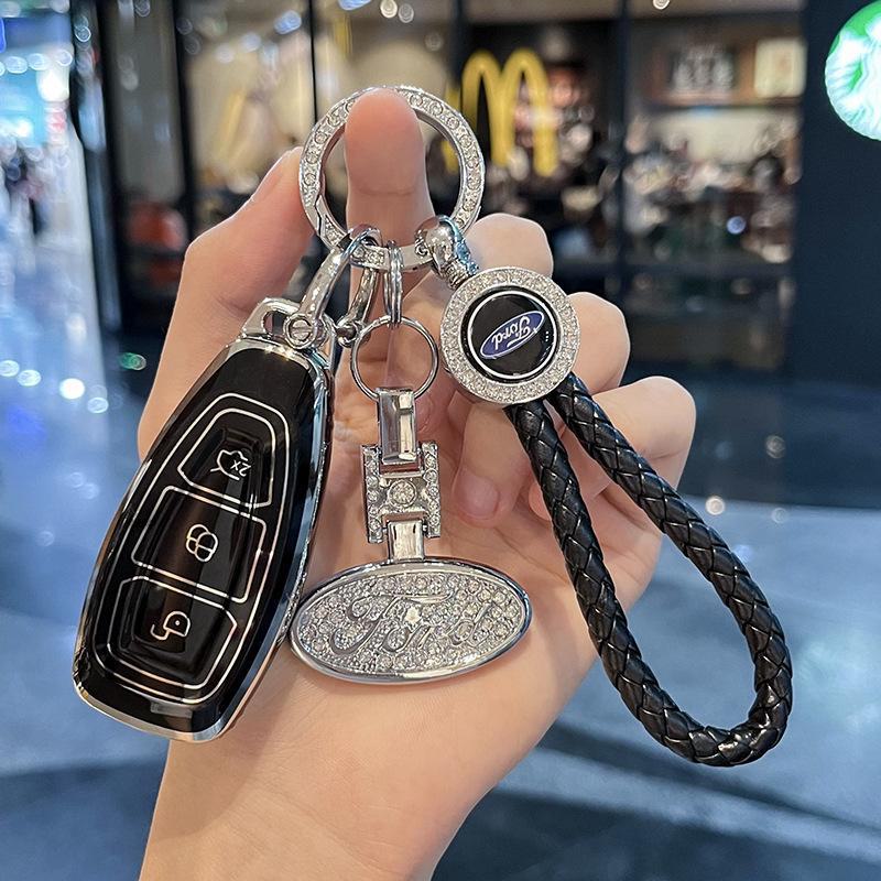 Key Cover Car Shell Buckle for Ford Focus Mondeo Kuga Bo Rui Territory - Fits Multiple Models