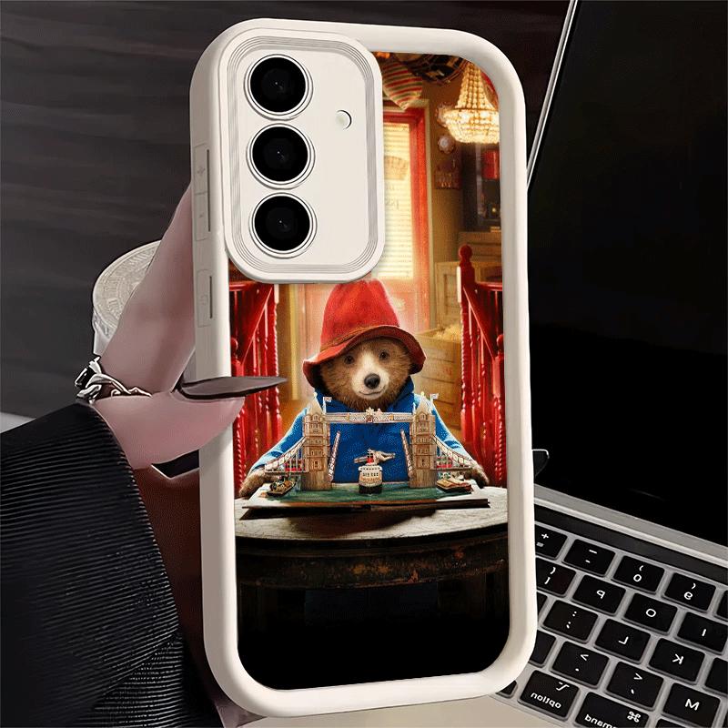 Cute P-PaddingtonS Bear Soft Phone Case for Samsung Galaxy A17 A16 A26 A36 A56 A15 A25 A35 A55 A14 A24 A34 A54 A13 A23 A33 A53 A