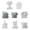 Trophy Silicones Molds for Art Craft Mushroom House Resins Molds Pig Silicones Molds Cupcake Gift Case Silicones Molds