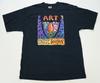 Rare Vintage Art It’s My Native Tongue Face Artwork Graphic T Shirt 90s Black XL