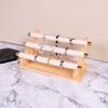 Necklace Bracelet Jewelry Organizer 3-Tier Ring Display Rack Wooden Ring Holder  Retail Display