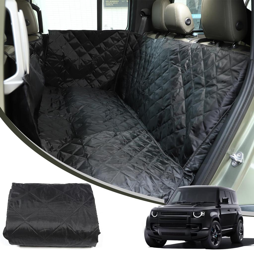 METYOUCAR совместим с Land Rover Defender 110 Коврик для домашних животных, коврик для сиденья водителя, коврик для заднего сиденья автомобиля, легко устанавливается, складной, предотвращает загрязнение