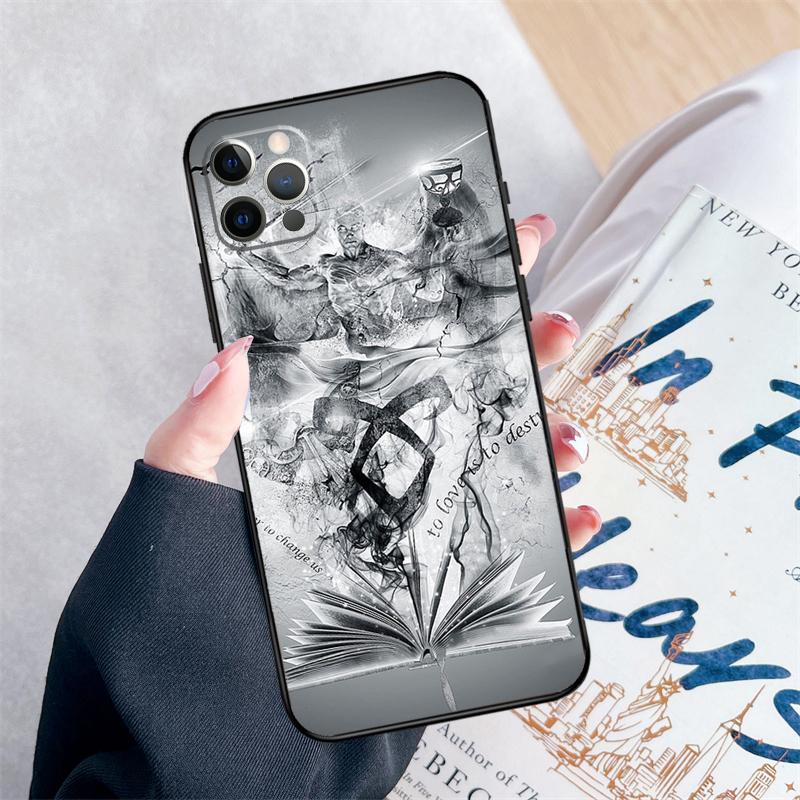 Чехол для телефона Сумеречные охотники для iPhone 14 15 16 Pro Max 12 13 Mini 11 Pro Max XR 15 16 Plus 16e Чехол Coque
