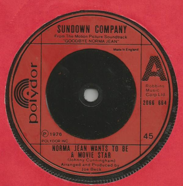7-дюймовая пластинка SUNDOWN COMPANY Norma Jean Wants To Be A Movie Star 2066664 Polydor 1976 UK Поп Б/у