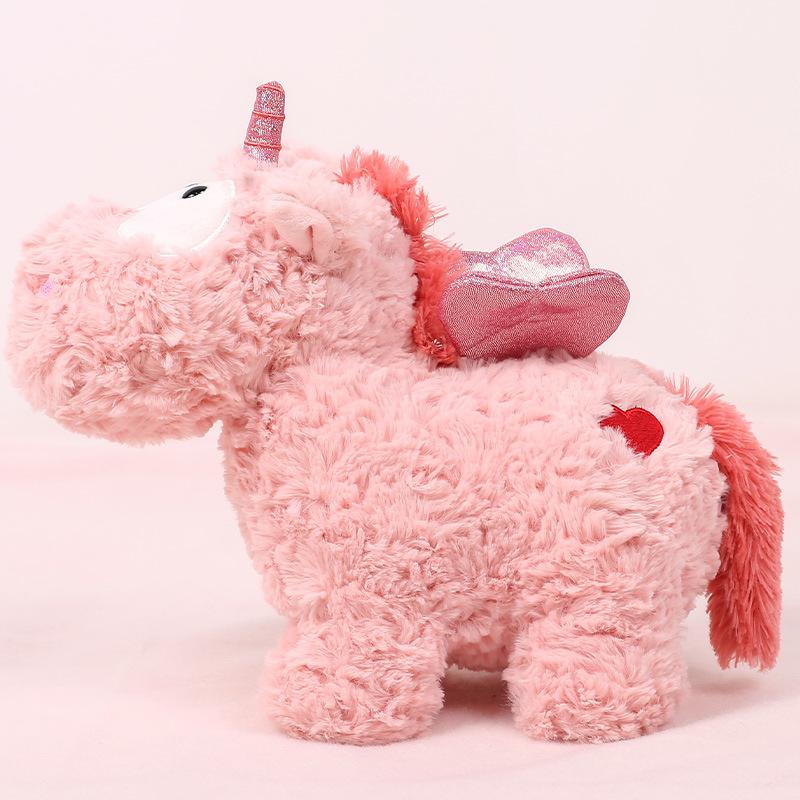 Big Eye Angel Unicorn Plush Toy, Creative Cute Stuffed Animal, Birthday Gift Doll Sleeping Pillow for Girls Kids