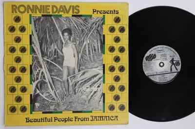 Виниловая пластинка RONNIE DAVIS Presents Beautiful People From Jama DLP5028 DIP 1976 UK Регги Ска Даб Б/у