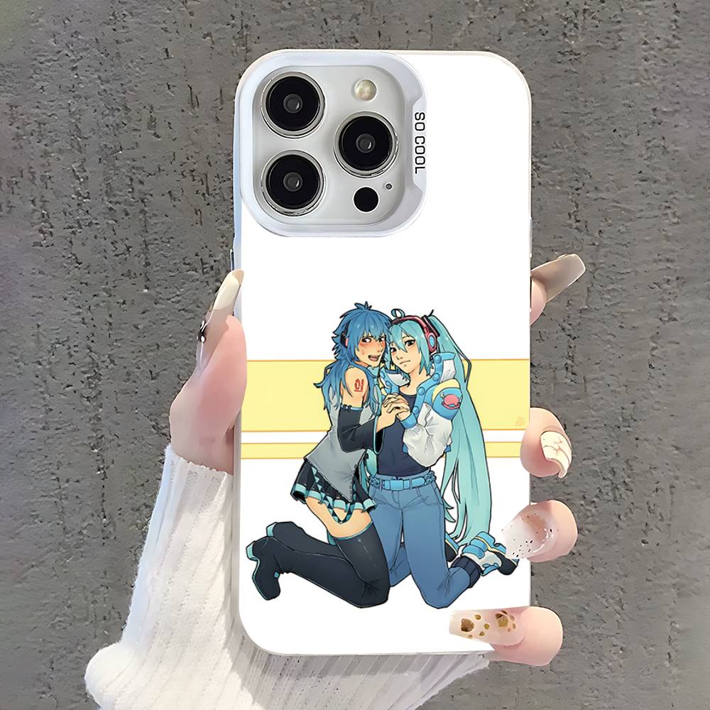 Чехол для телефона D-Dramatical M-Murder для iPhone 17,16,15,14,13,12,11,Pro,XS,Max,Plus,Mini,SE Белый Конфетный Матовый Ударопрочный Чехол