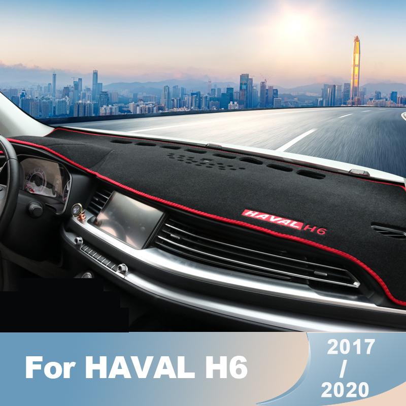 Для Haval H6 2017 2018 Чехлы на приборную панель автомобиля Коврик от солнца Козырек Инструментальная панель Ковры Анти-УФ-аксессуары для интерьера