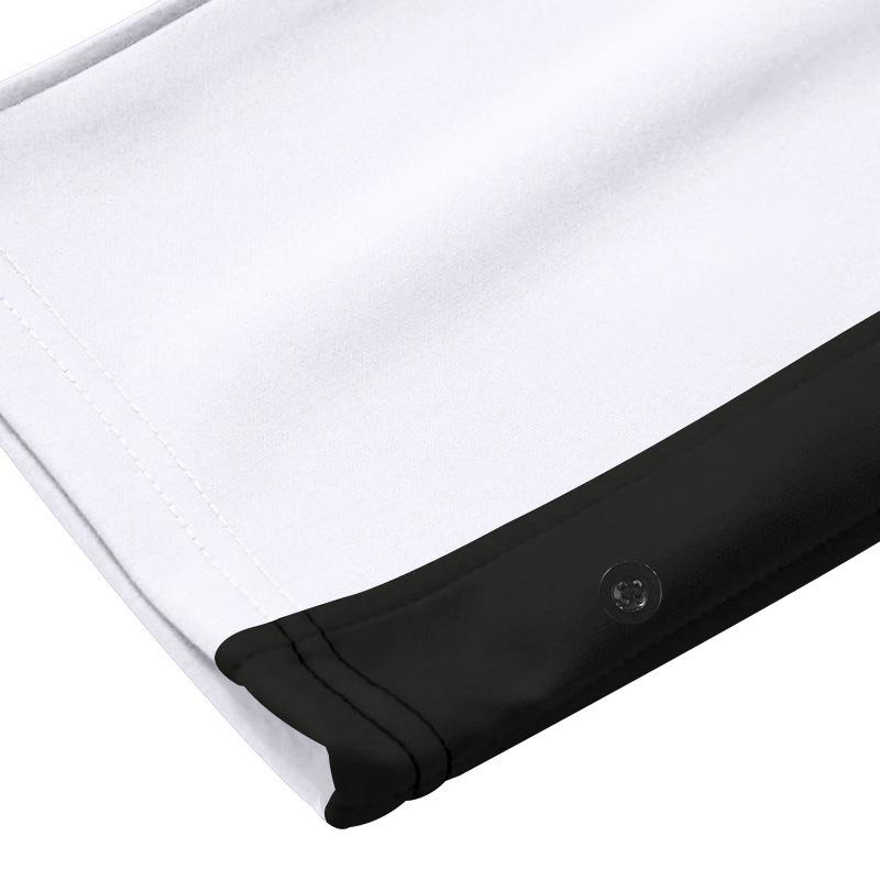 Casual Sports Buttoned Trousers Men's Spring and Autumn Loose Straight Loose Button Decorative Large Size Trousers