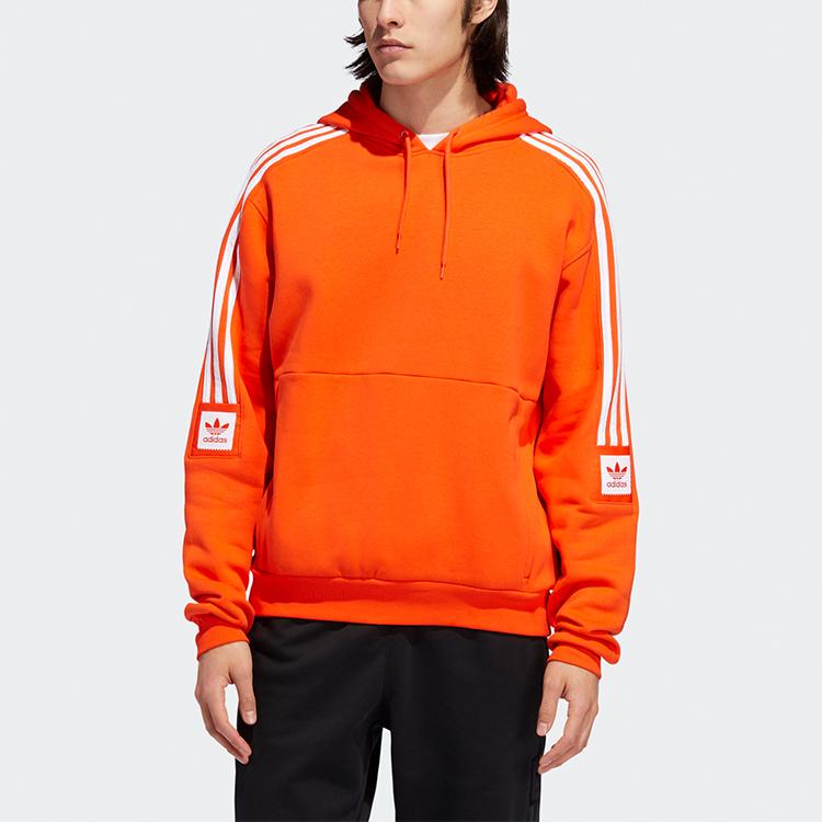 Adidas Originals Trefoil Hoodie Мужские топы Оранжевый Желтый EC7333