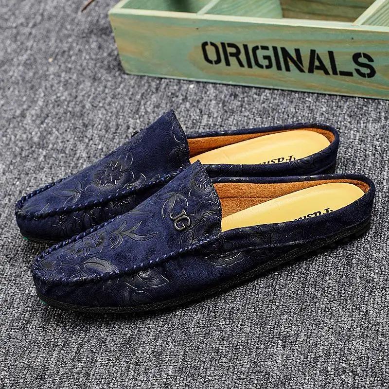 Тапочки для мужчин для ходьбы по дому, плоские домашние туфли, комнатные сандалии, мужские, нескользящие, стильный горячий тренд для взрослых, 2024 мода