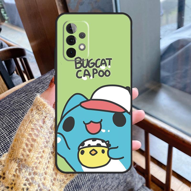 Love Comic Cat Bugcat Capoo Phone Case For Samsung Galaxy A54 A34 A24 A14 A52 A32 A12 A53 A33 A13 A51 A71 A50 A70 A52S