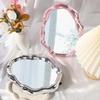 Electroplated Cloud Makeup Mirror Special-shaped Mirror for Girls Dormitory Decoration Fashion Wall-mounted Mirror Wholesales