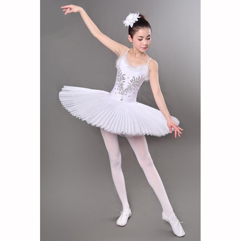 Балетная юбка для взрослых на подтяжках, танцевальная юбка из марли, пачка, костюм маленького лебедя