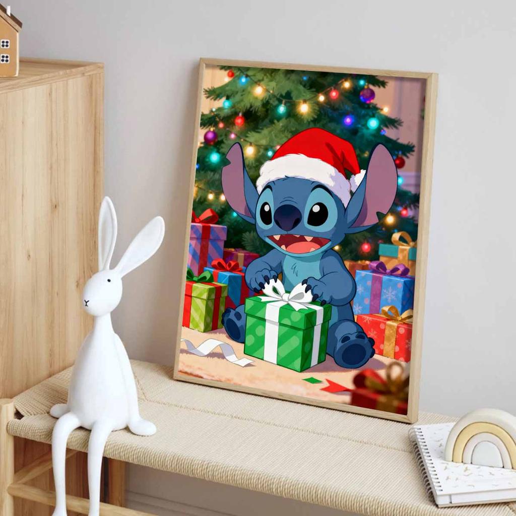 Disney Набор для алмазной живописи DIY Круглый Декор для дома на стену Подарок ручной работы для взрослых Рождественский Стежок