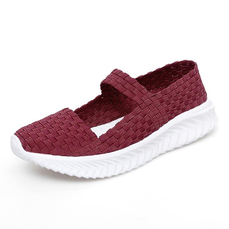 Новая ручная плетеная нить платформа повседневная обувь женская обувь спортивная и досуговая одинарная обувь студенческая спортивная обувь обувь для путешествий