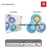 Double-Sided Magic Bean Cube: Educational Rotating Fidget Toy for Kids