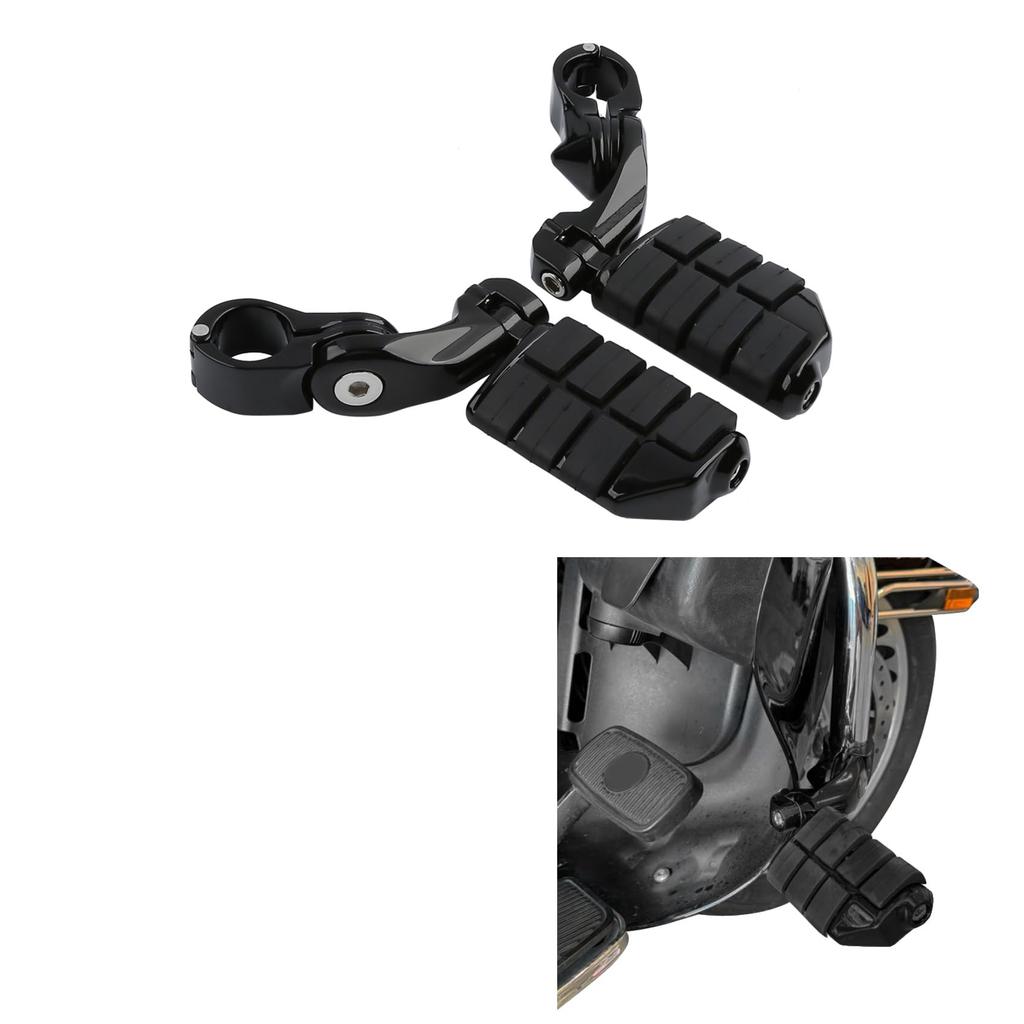 HUILI-JPHOME Short 32mm 1.25'' Universal Up Highway Foot Pegs Foot Pedals Footrest Honda Kawasaki