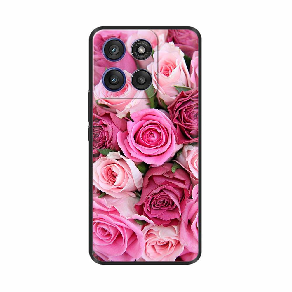 Для Motorola Moto Edge 60 Fusion Чехол Edge60 Fusion Мягкий Милый Силиконовый Чехол ТПУ Задняя Крышка Чехол для Moto Edge 60 Fusion Чехлы