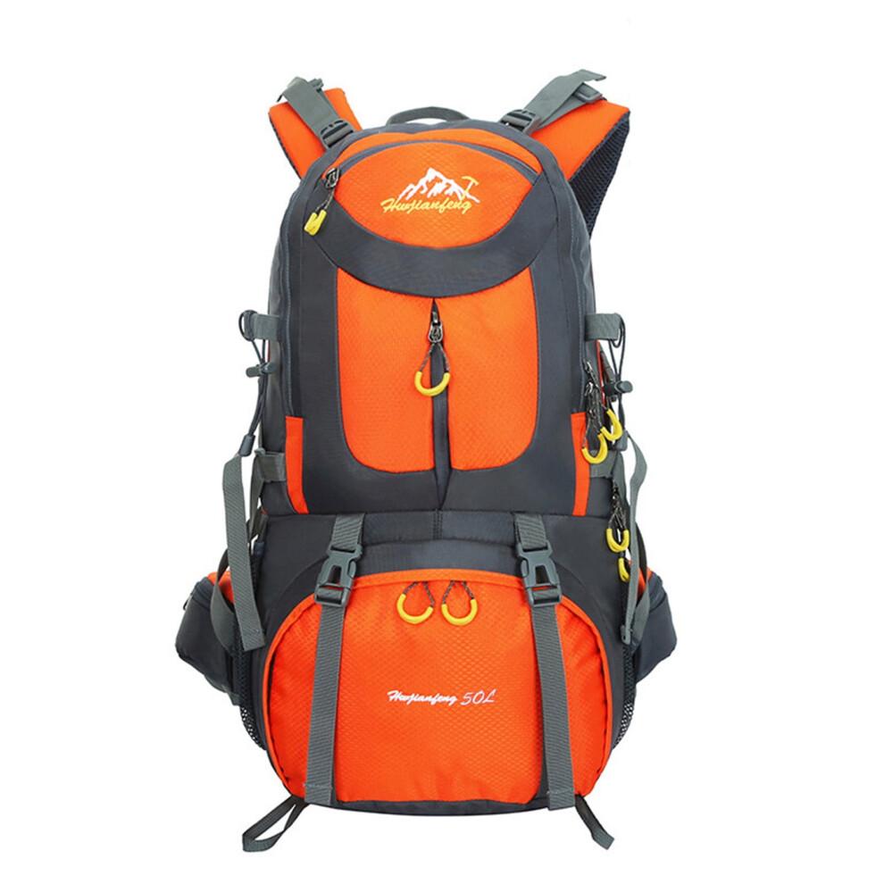 50L Hiking Backpack Waterproof Travel Fishing Camping Hiking Daypack Water Resistant Cycling Lightweight Trekking Bag