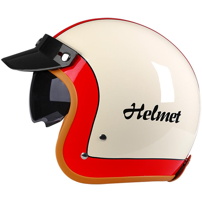 Ярко-зеленый авокадо DOT 3/4 Открытый мотоциклетный ретро-шлем для мотоцикла Винтажный шлем для чоппера, мотоцикла, скутера Capacete De Moto