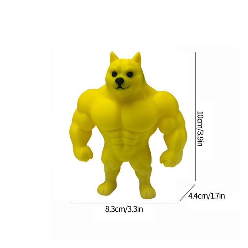 3D Смешная Утка с Мышцами Веселый Подарок на День Рождения Украшение для Офиса Гостиной 3D Печатные Поделки Подарок Злая Утка