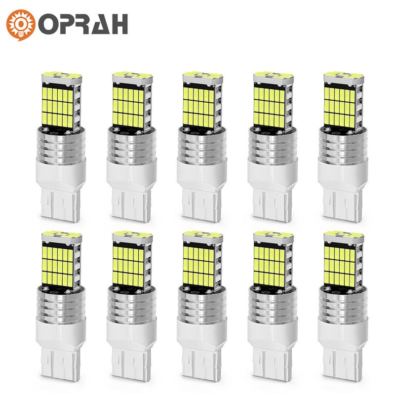 Oprah 10X HighBright Car LED Light 1157 BAY15D T20 7443 T25 3157 45*4014SMD Canbus For Car Turn Signal Lamp DRL Running Bulb 12v