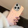 Позолоченный стиль принцессы для чехла на телефон IPhone17 15 Розовый Лазерный Бант 16 Promax Противоударный 13 Жесткий