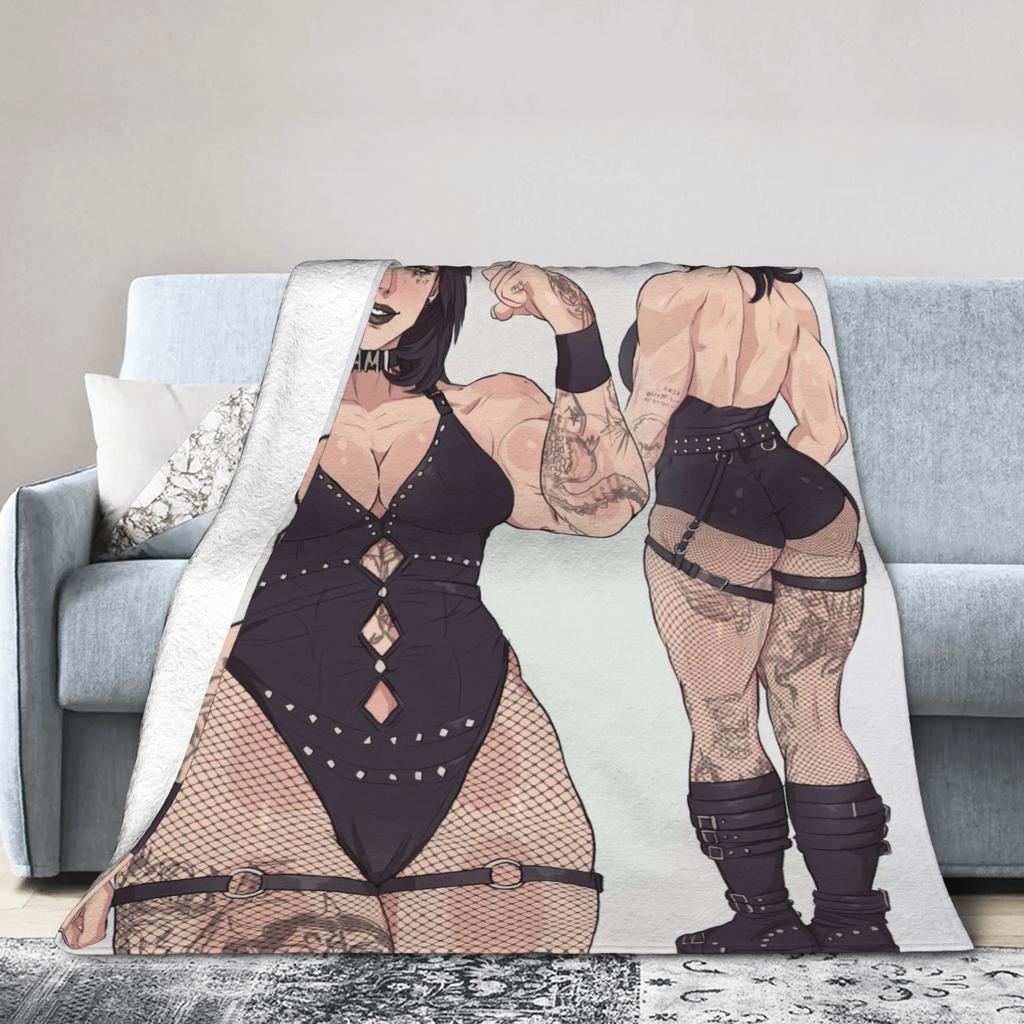 Теплое Мягкое ОдеялоДетское Одеяло для Путешествий на Самолете Rhea Ripley Мультяшное Искусство Плед Фланелевое Покрывало для Спальни Пушистое Покрывало для Дивана-Кровати